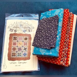 🆕BNWT Quilting”Union Sampler”